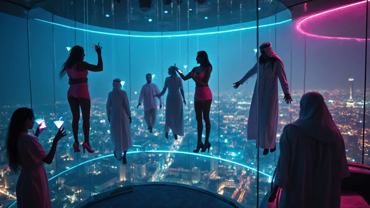 Zero Gravity Lights Up Dubai Nights